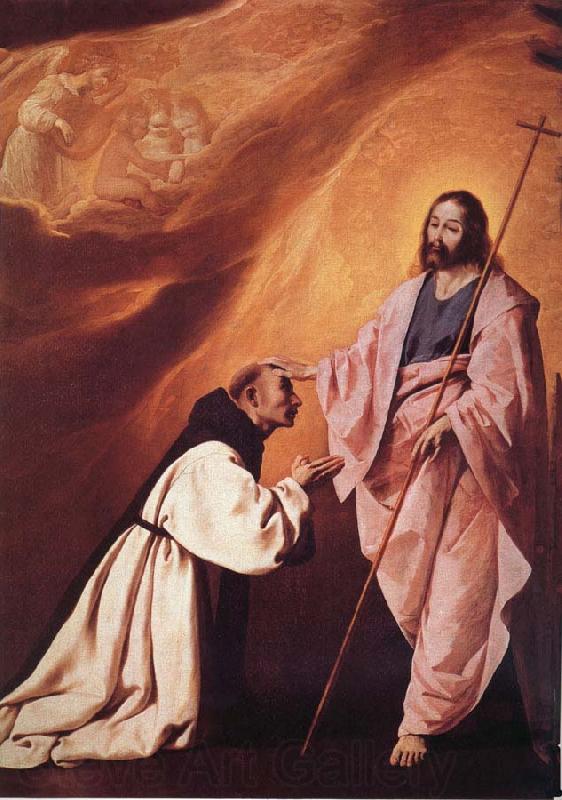 Francisco de Zurbaran Vision of Brother Andres Salmeron France oil painting art